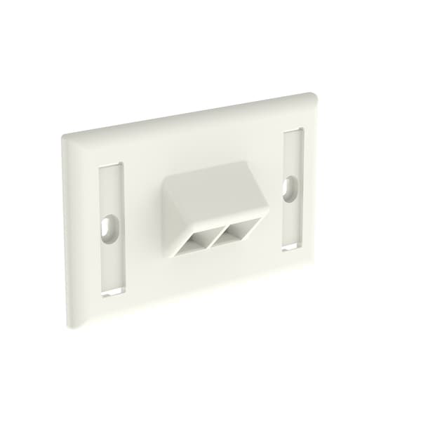 2-Port, Single Gang, Sloped Horizonta (10 Pack), 10PK